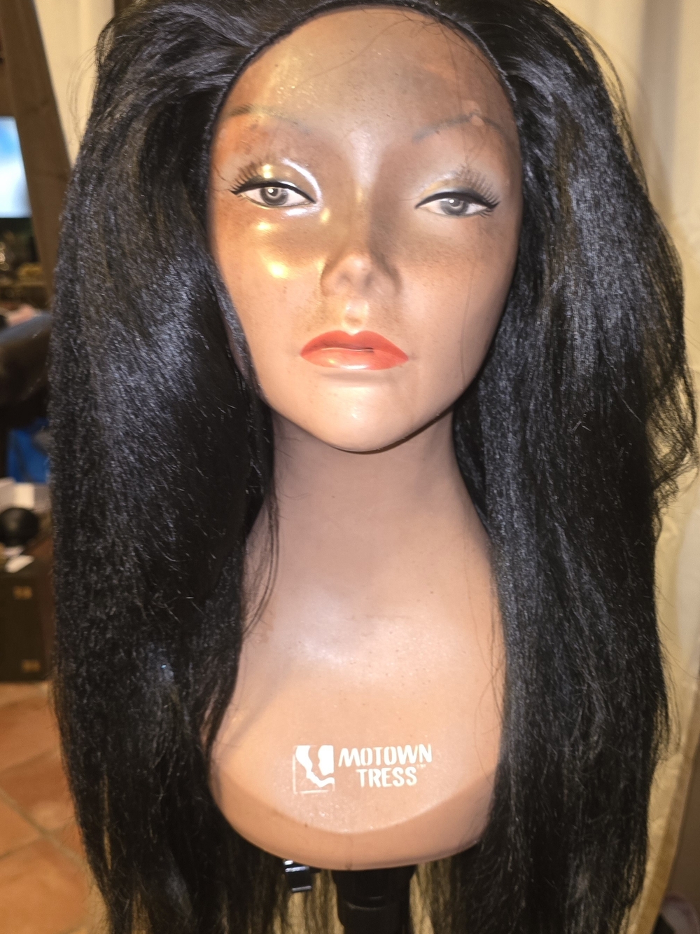 Long Synthetic Half Wig